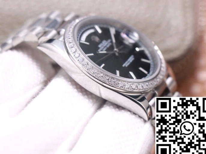 Day-Date Dial EW Black Factory Rolex M228349RBR-0002 0302